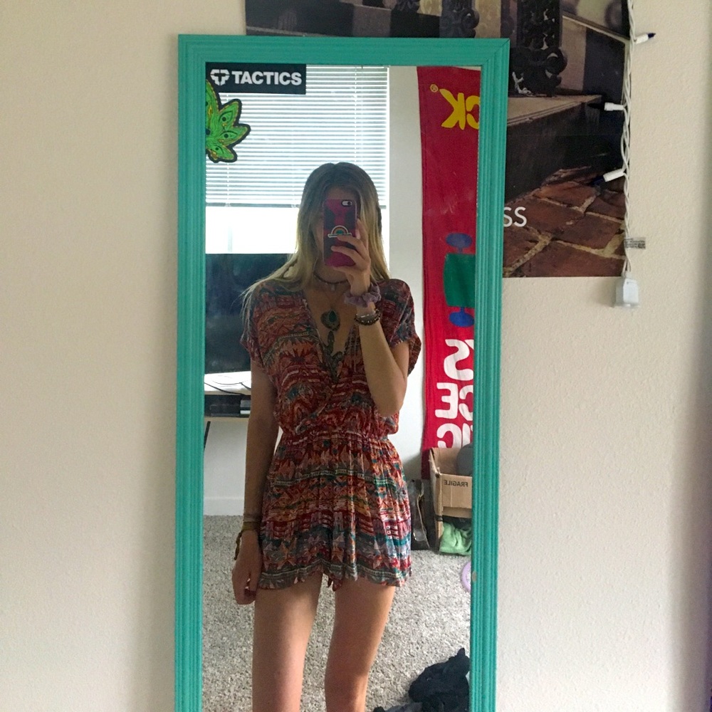 Tribal hippie romper!!